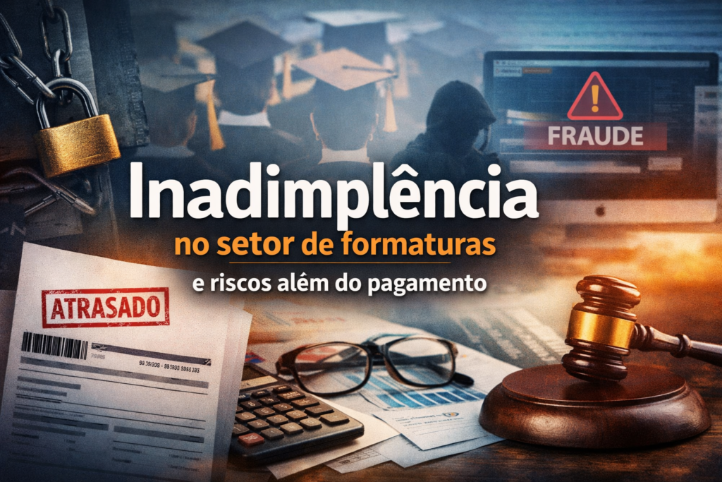 Inadimplência no setor de formaturas e riscos além do pagamento em empresas de eventos