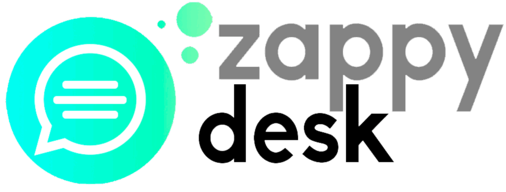 Logotipo do ZappyDesk, plataforma de atendimento centralizado e comunicação via WhatsApp para empresas de formaturas.