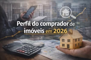 “Imagem de capa sobre o perfil do comprador de imóveis em 2026 e as mudanças no comportamento de compra no mercado imobiliário.”